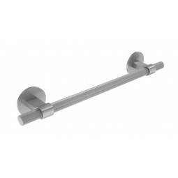 Knurled Appliance Pull 257mm - 2 Circular 40mm Backplates