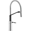 Second Nature Sinks and Taps - Heron semi pro tap, Chrome & Black