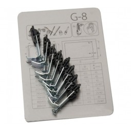 Mounting kit for 20 - 30mm counter top for inset sinks