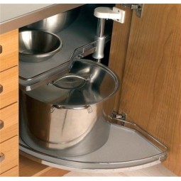 &frac34; Carousel Set With MFC Shelf, 700mm Diameter