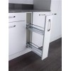 Accessories - Style base unit pull-out, 150mm wide, silver/chrome